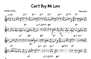Can't Buy Me Love (arr. John Fries)