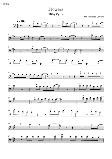 Flowers (arr. Veridiana Oliveira)