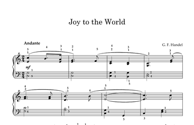 Joy To The World (arr. javier franco)