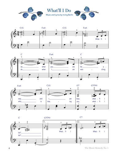 What'll I Do (arr. Gaili Schoen for TheMusicRemedy.com)