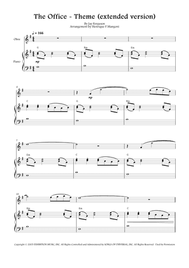 The Office - Theme (arr. Henrique F Mangoni)