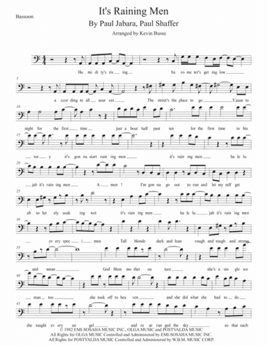 It's Raining Men (arr. Kevin Busse)