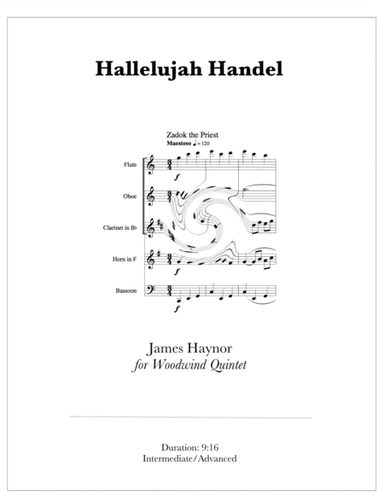Hallelujah Handel for Woodwind Quintet (arr. James Haynor)