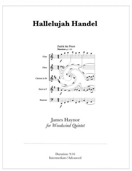 Hallelujah Handel for Woodwind Quintet (arr. James Haynor)
