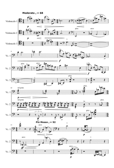 Trio for Three Celli (2012)