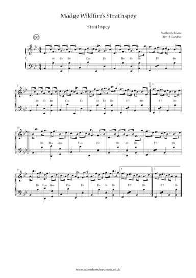 Madge Wildfire's Strathspey (arr. Julia Gordon)