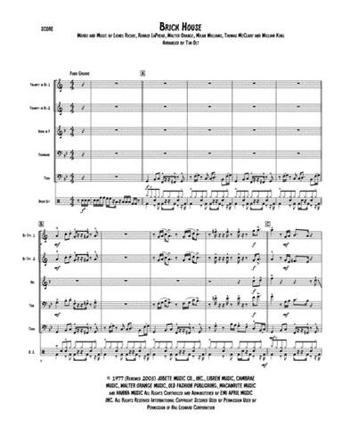 Brick House (arr. Tim Olt)