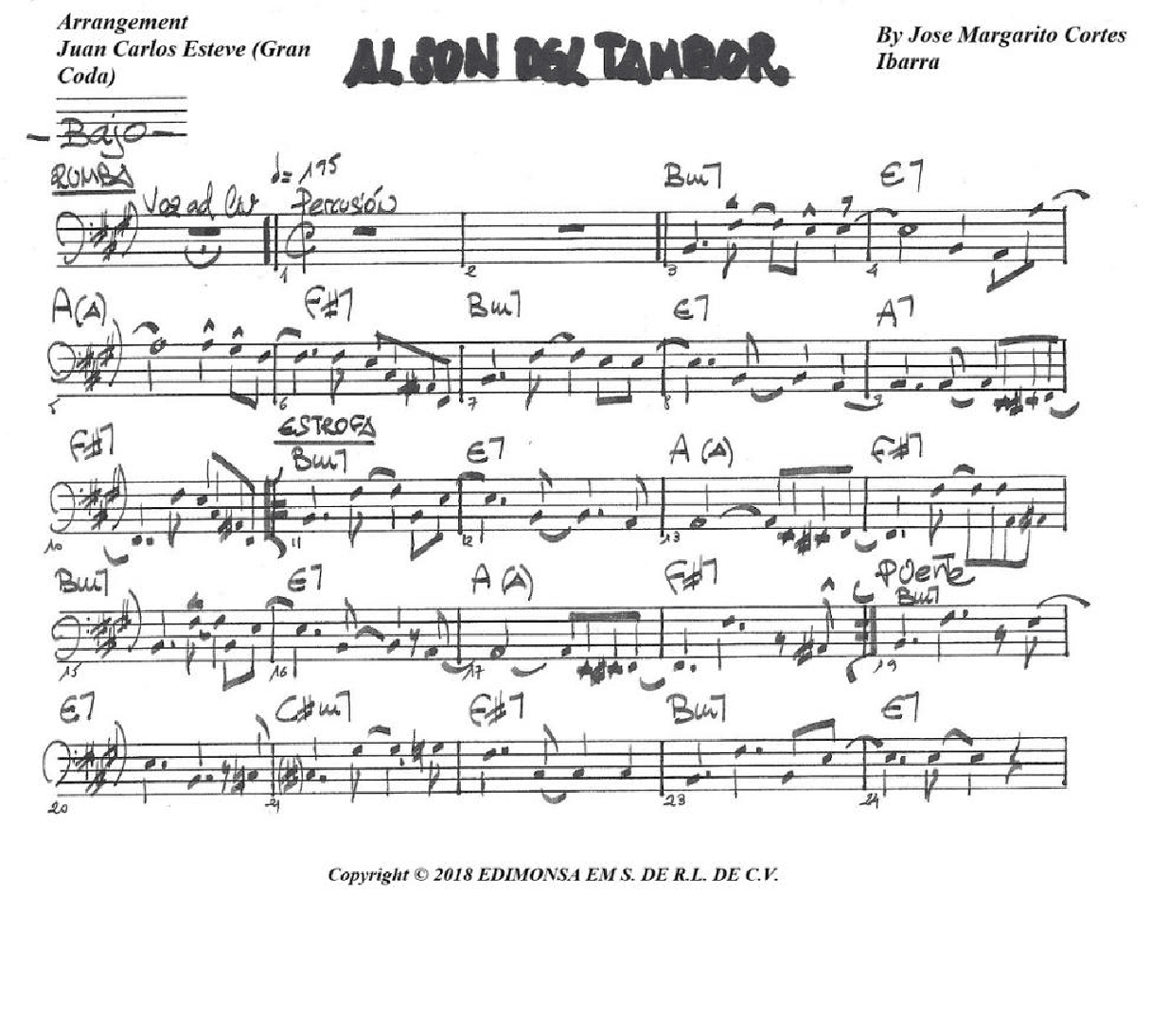 Al Son Del Tambor (arr. juan carlos esteve / Gran Coda)