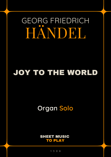 Joy To The World - Organ Solo (Full Score) (arr. César Madeira)