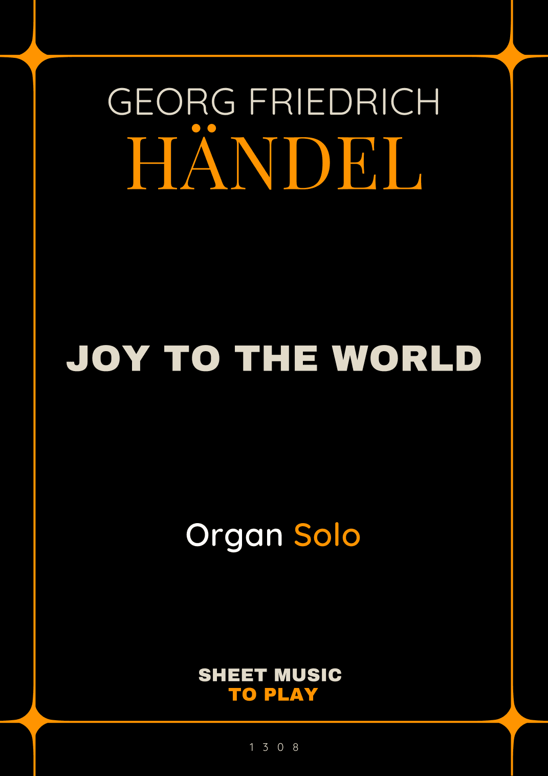 Joy To The World - Organ Solo (Full Score) (arr. César Madeira)
