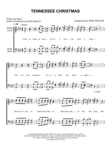 Tennessee Christmas (arr. Bert Phillips)