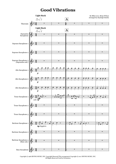 Good Vibrations (arr. Kayleigh Huelin)