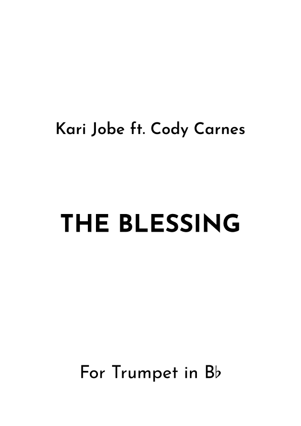 The Blessing (arr. Jireh J.)