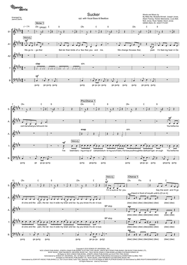 Sucker (arr. Jannis Derrix)