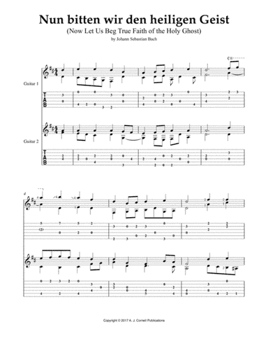 Nun bitten wir den heiligen Geist (Now Let Us Beg True Faith of the Holy Ghost) (arr. Mark Phillips)
