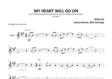 My Heart Will Go On (love Theme From 'titanic') (arr. Joe Securis)