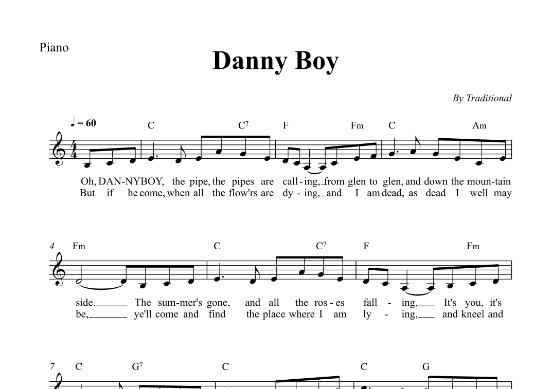 Danny Boy (arr. Wesley S. SIlva)