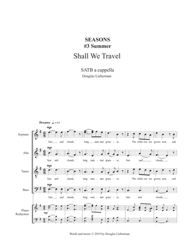 Shall we Travel - #3 from "Seasons - A Love Story"