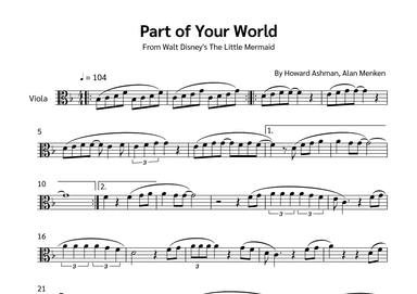 Part Of Your World (arr. Jackson Spindler)