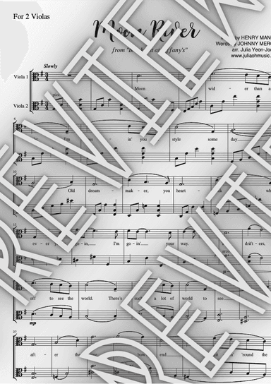 Moon River (arr. Julia Yeon-Joo Oh)