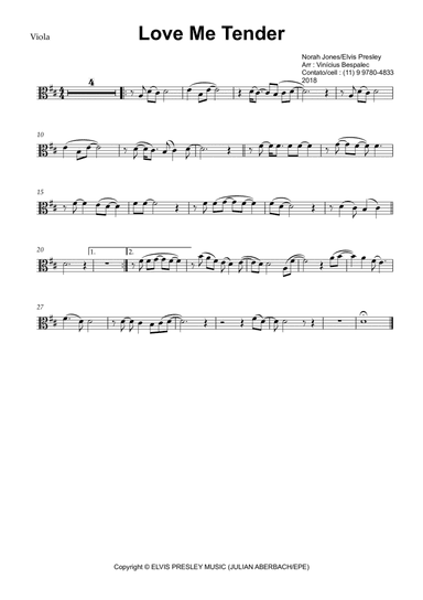 Love Me Tender (arr. VSB Music)