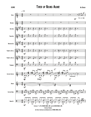 Tired Of Being Alone (arr. Bruce Muckala)