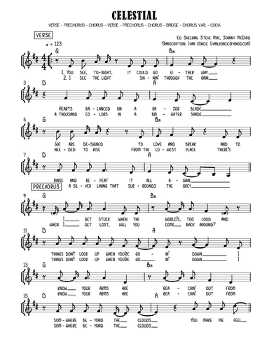 Celestial (arr. Ivan Koncic)