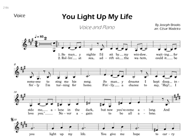 You Light Up My Life (arr. César Madeira)