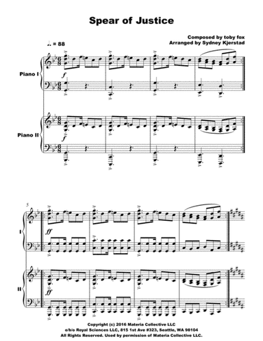 Spear of Justice (from Undertale) (arr. Sydney Kjerstad)