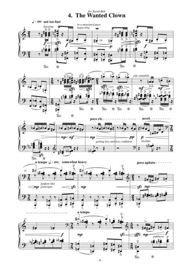 "The Wanted Clown" - for Solo Piano [from the piano cycle "The Old Photo Box" ]