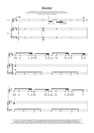 Enemy (arr. Henrique F Mangoni)