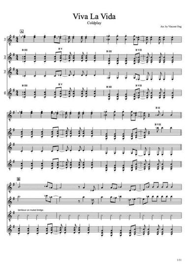 Viva La Vida (arr. Vincent Ong)