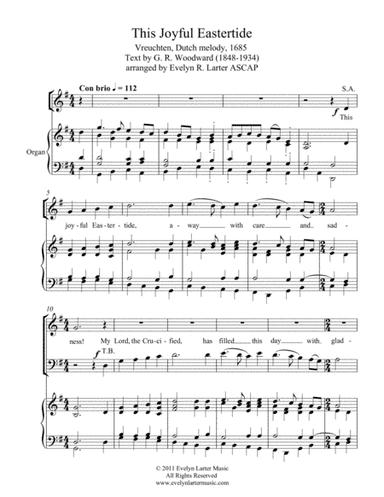 This Joyful Eastertide (arr. Evelyn Larter Music)