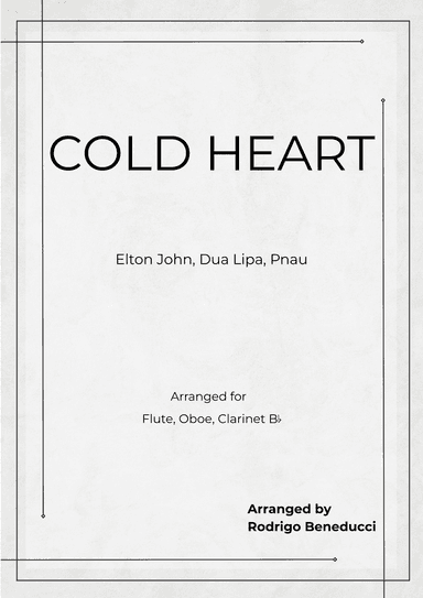 Cold Heart (pnau Remix) (arr. RODRIGO BENEDUCCI)