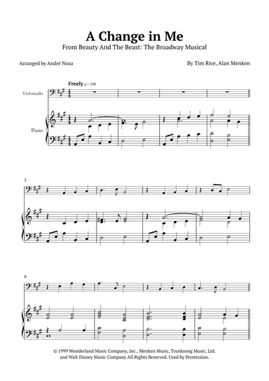 A Change In Me (arr. André Nusa)