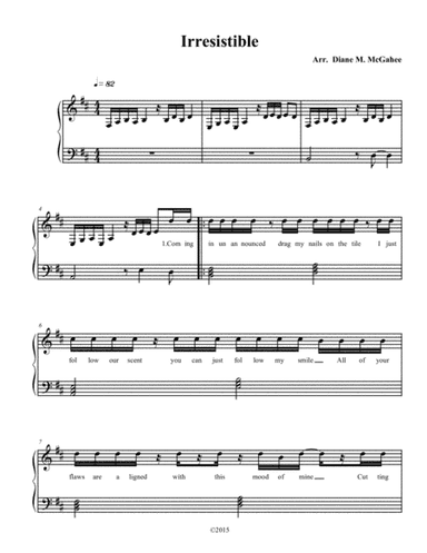 Irresistible (arr. Diane M. McGahee)