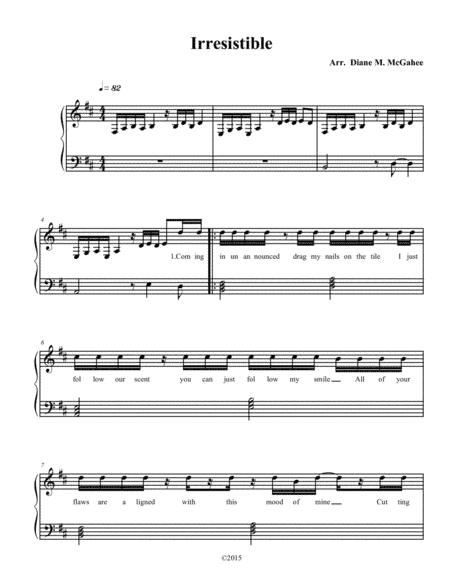 Irresistible (arr. Diane M. McGahee)