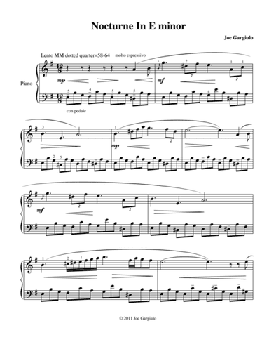 Nocturne in E Minor