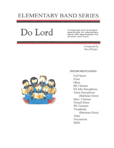 DO LORD (arr. Ron Flintjer)