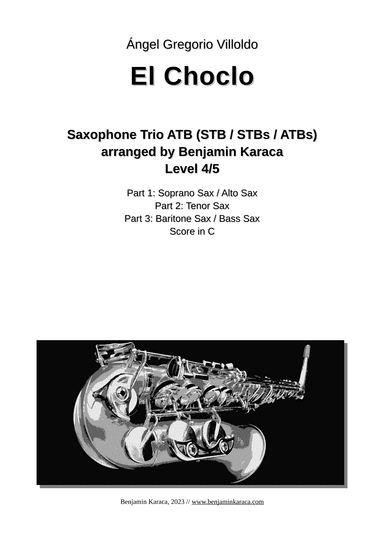 El Choclo (arr. Benjamin Karaca)