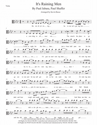 It's Raining Men (arr. Kevin Busse)