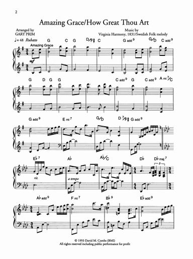 Amazing Grace / How Great Thou Art Medley (arr. Gary Prim)