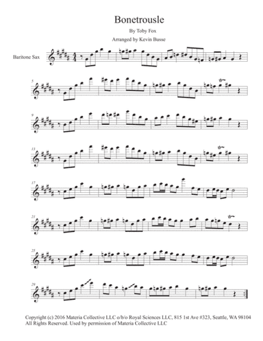 Bonetrousle (from Undertale) (arr. Kevin Busse)