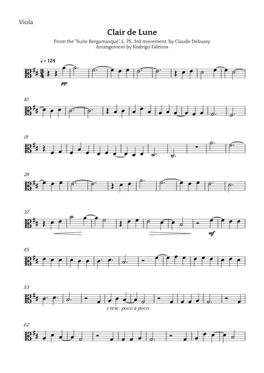 Clair de Lune (arr. Rodrigo Faleiros)