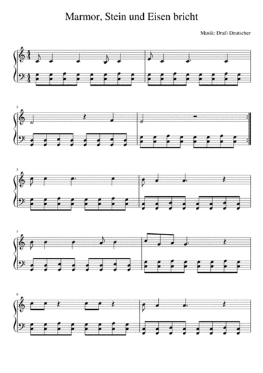 Marmor Stein Und Eisenbricht (arr. Desislava Zapryanova)
