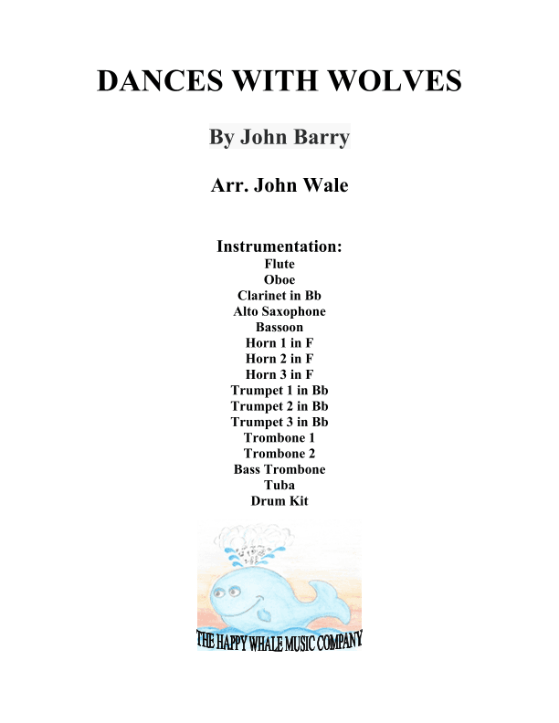 Dances With Wolves (arr. John Wale)