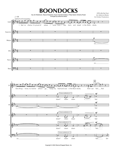 Boondocks (arr. Katherine Bodor)