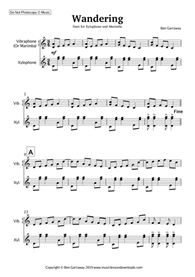 Wandering - Xylophone & Vibraphone Duet