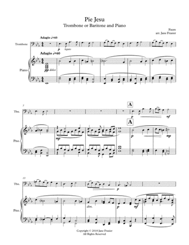 Pie Jesu (arr. Jane Frasier)