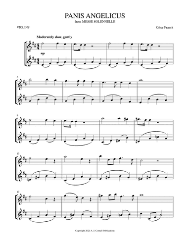 Panis Angelicus (arr. Mark Phillips)